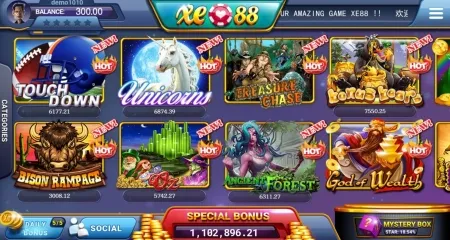 Top 10 Slot Games on XE88APK